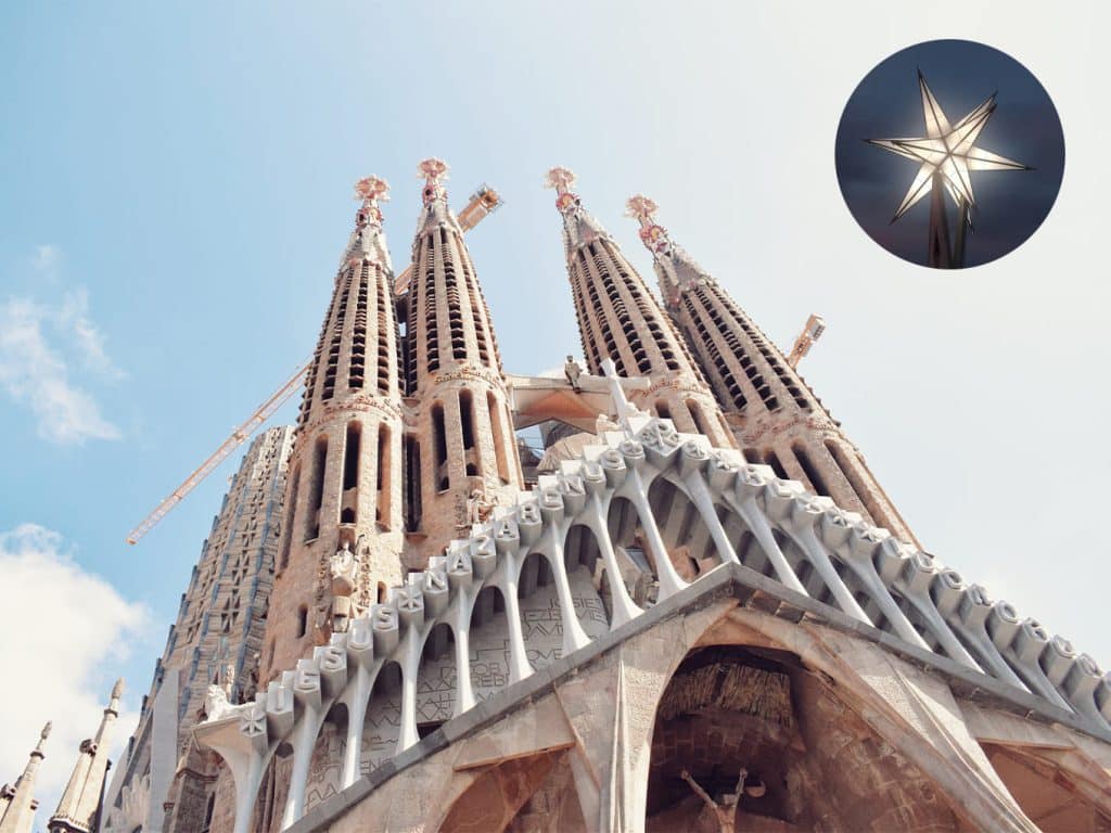 La estrella de doce puntas de la Sagrada Familia, el nuevo símbolo en la arquitectura de la ciudad condal
